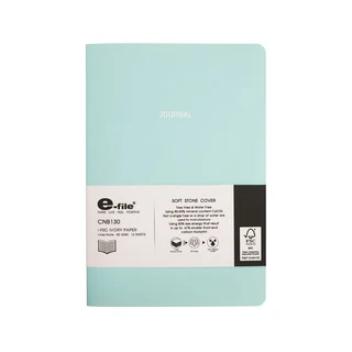 อีไฟล์ สมุดสโตนปกอ่อนแร่หินฟ้า A5 16 แผ่น