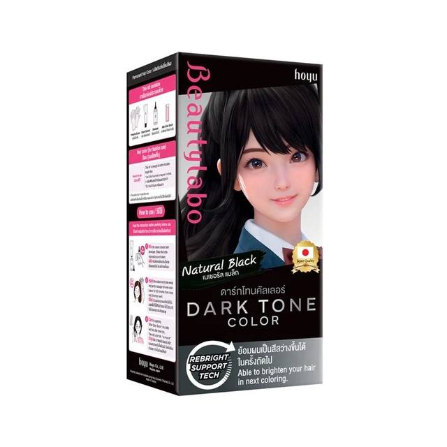 BEAUTYLABO DARK TONE NATURAL BLACK 180 ML