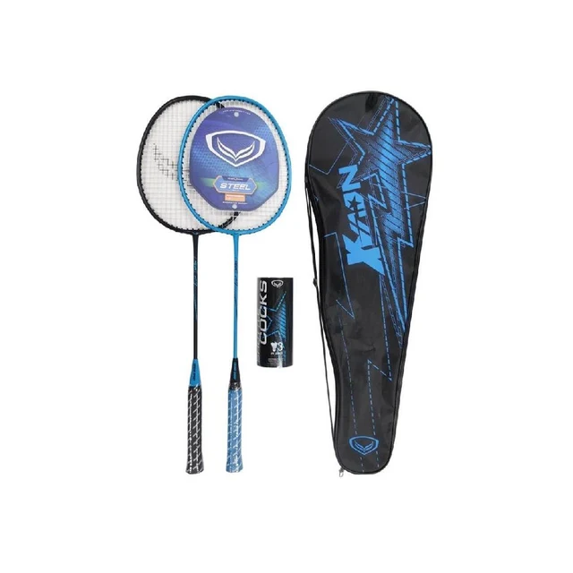 GRANDSPORT BADMINTON TWIN NO JOINT NOVAX + 3 SHUTTLECOCKS