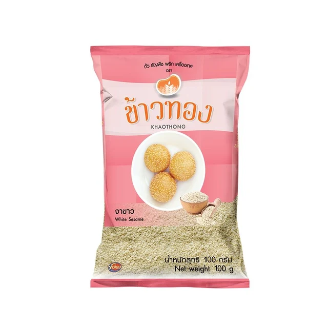 KHAOTHONG WHITE SESAME SEEDS 100G.