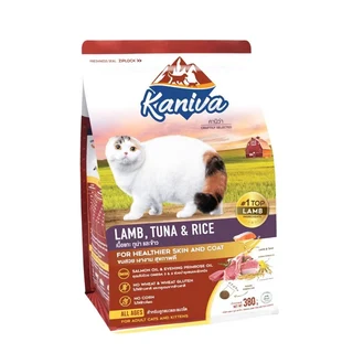 KANIVA CAT FOOD LAMB TUNA AND RICE 380 G.