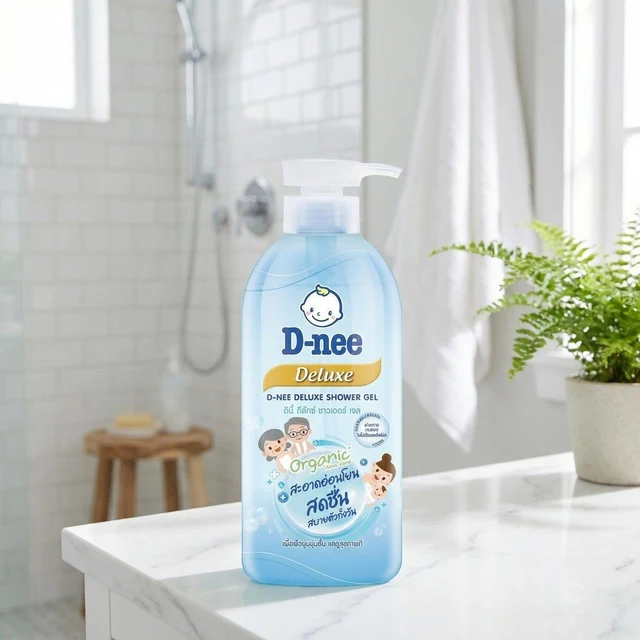 D-NEE DELUXE BODY BATH BLUE 450 ML.