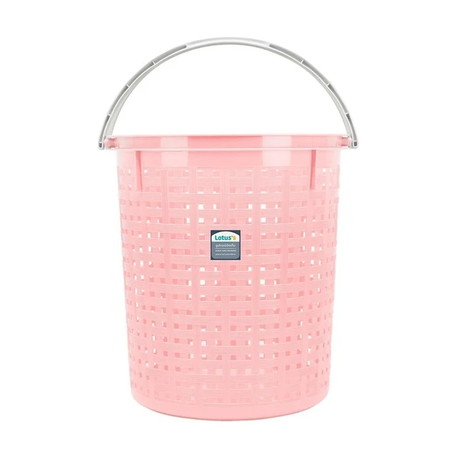 LOTUSS LAUNDRY BASKET PINK PASTEL NO.4212