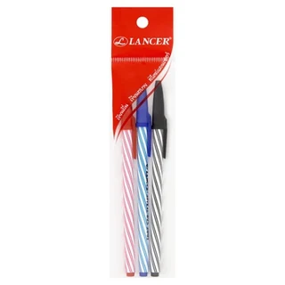 LANCER ปากกาลูกลื่นสไปรัล825-2001 X3 (คละแบบ)
