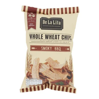 DE LA LITA WHOLE WHEAT CHIPS SMOLY BBQ 30 G.