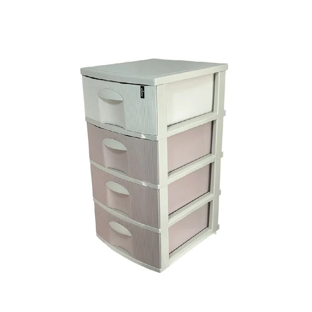 DRAWER SENN PINK 4 TIER