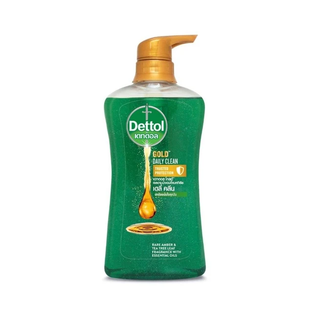 DETTOL SHOWER GEL GOLD DAILY CLEAN 480 ML