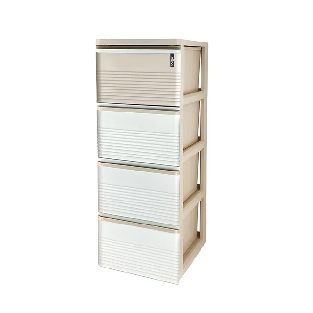 MOMENTO DRAWER STRIPE CREAM 4 TIER HH-480